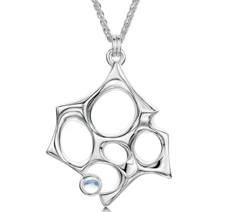 NEW Sheila Fleet Sculpted By Time Pendant with Moonstone (SP270)