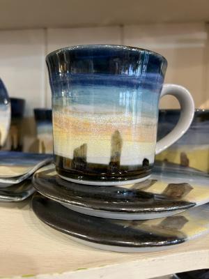 Highland Stoneware "Ring of Brodgar" Nightsky Half Pint Mug