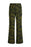 Weird Fish Walda Lenzing EcoVero Viscose Printed Wide Leg Trousers Olive Green