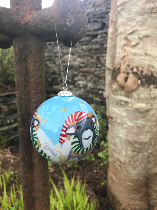 Emma Ball Woolly Sheep Christmas Bauble