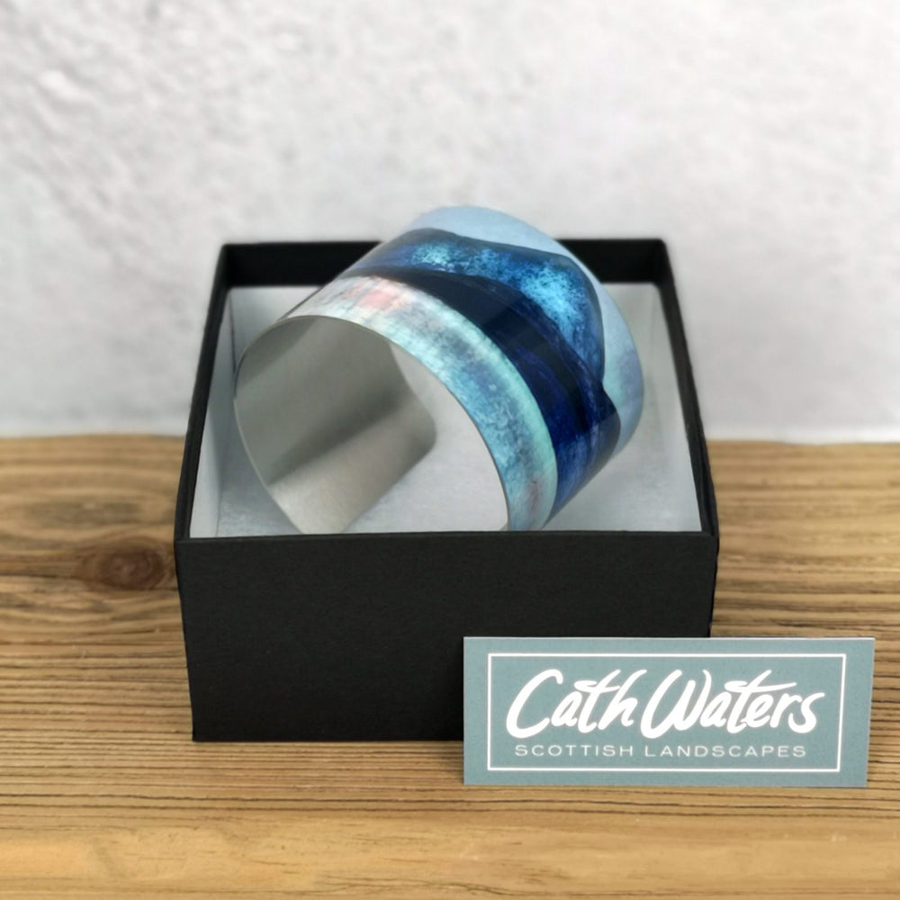 Cath Waters Sound of Mull Aluminum Bangle