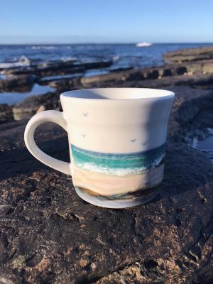 Highland Stoneware "My Heart is in Orkney" Half Pint Mug